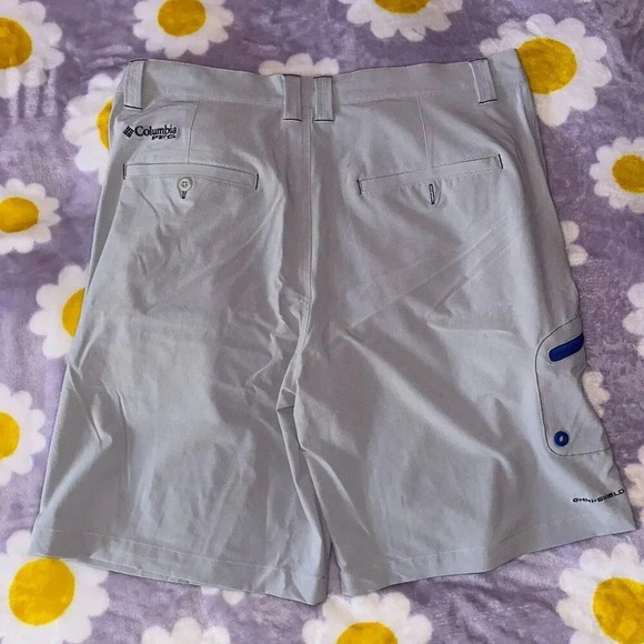 Columbia PFG Omni-Shade 10" Shorts Bottle Opener Stretch Men's Sz 36 - Picture 2 of 8